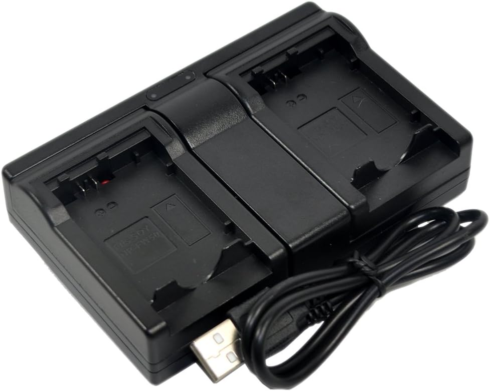 LI-50B Battery USB Dual Charger