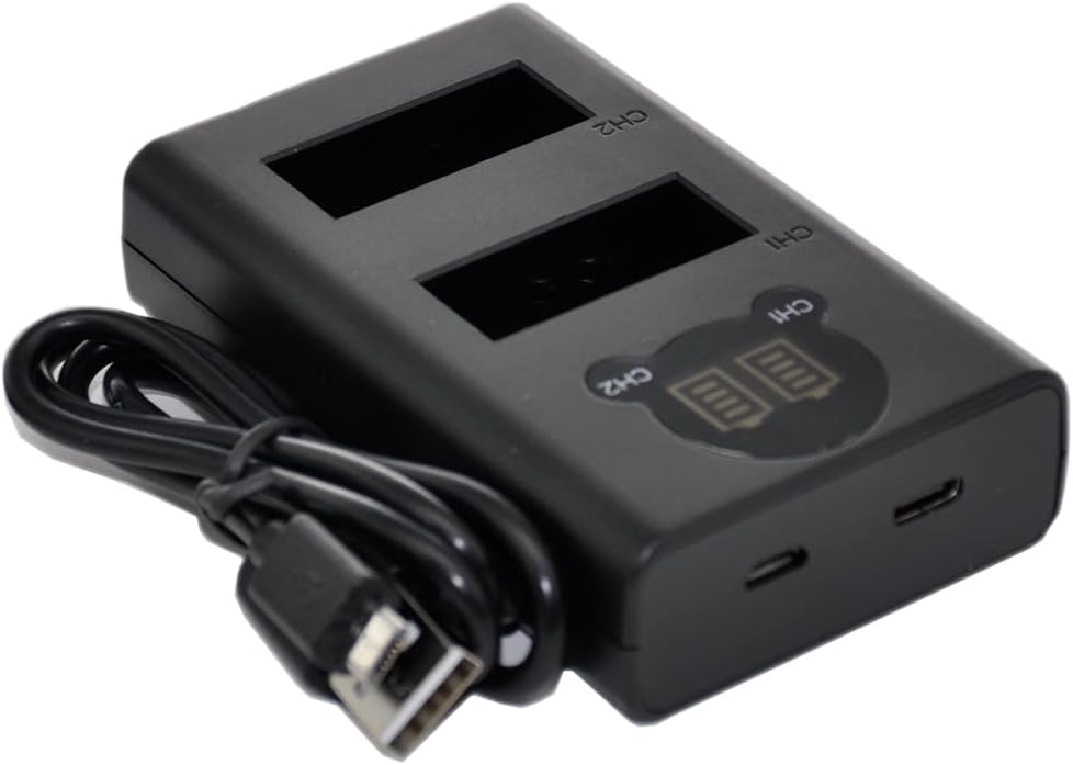 LP-E12 Battery USB Dual Charger